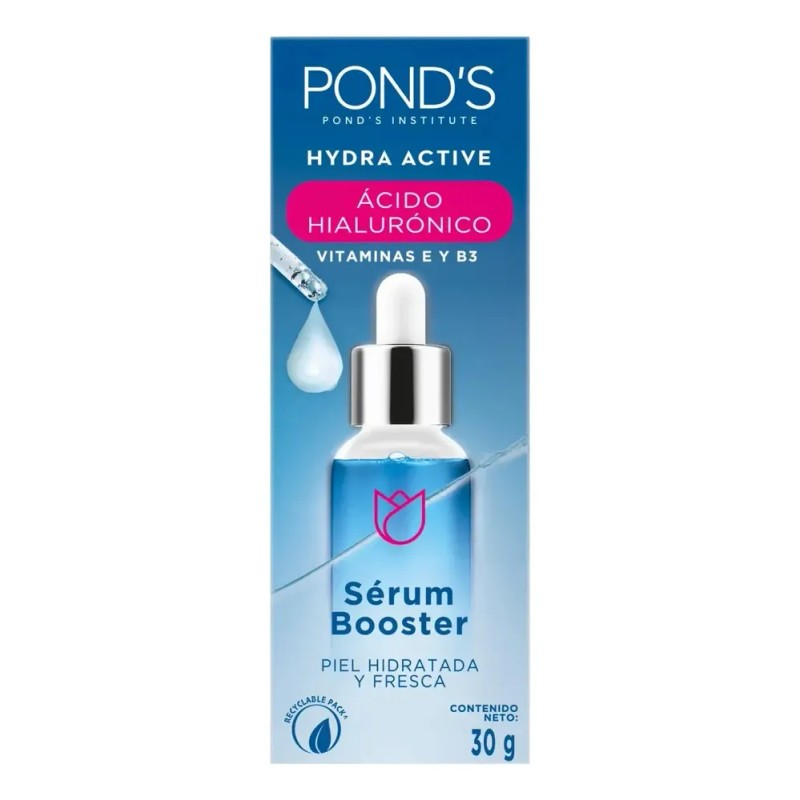 Pond’s Sérum Facial con Ácido Hialurónico 30 ml Día y