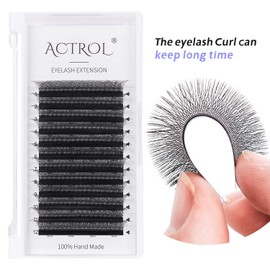 W Eyelash Extensions 5D Volume 0.07D Curl 12mm Easy Fan W-shaped Lash Premades Cluster Black YY Lash