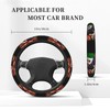 America and Mexico Mexican Mex Flag Steering Wheel Cover for