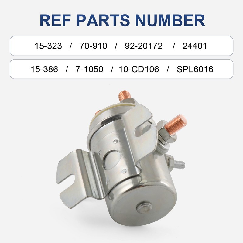 SPL6016 6 Terminal 12 Volt Solenoid 100 Amp Current Rating
