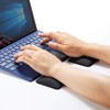 Sanwa Supply TOK-ERG6BK-S Thin Wrist Rest (2 Pieces Small Size)