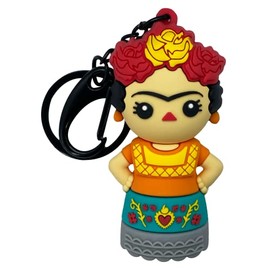 Llavero 3D Muñeca La Floreada By Mexico Accesorio