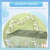 PawHut Hamster Cage, 2 Levels Gerbil Cage, Small Animal Cage