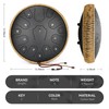 Steel Tongue Drum-14 Inch 15 Notes Tongue Drums, Steel Drum