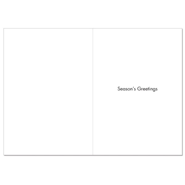 NobleWorks ''Rockwell Holidays'' Funny Merry Christmas Greeting Card, 5'' x