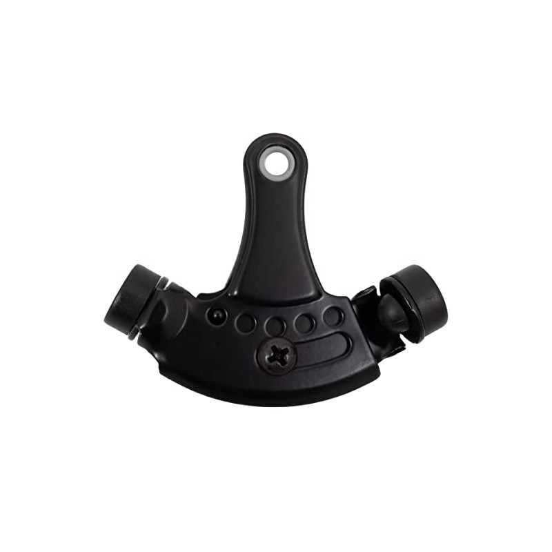 Adjustable Hinge Pin Door Stop, Matte Black by Stone Harbor
