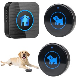 Dog Door Bell 2026 Enhanced Touch, Wireless Doggie Doorbell for Potty Training to Go Outside, IP65 Waterproof, 1000ft Range, 55 Melodies, 5 Modes & Adjustable Volume (2 Buttons)
