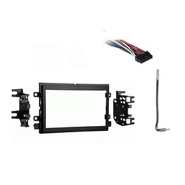 Harmony Audio Compatible with Ford Mustang 2007 2008 Double DIN Stereo Harness Radio Install Dash Kit Package