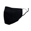 XRGO XM25BK Plain Black Cloth Reusable Face Mask with PM2.5