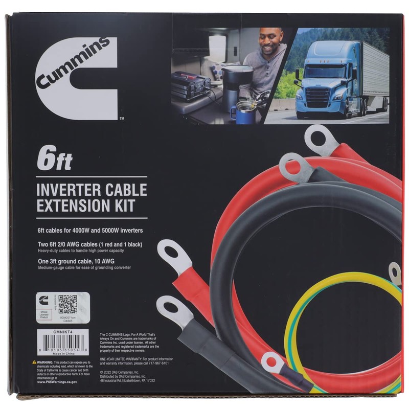 Cummins CMNIKT4 Installation Cable Kit for 4000 Watt and 5000