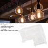 8pcs LED Strip Light Connector Professional Transparent 3Pin L Shaped