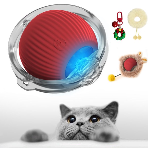 Pawlytek Interactive Cat Toys for Indoor Cats - Plush Automatic