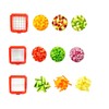 Tupperware Super Dicer Vegetable Cutter Fruit Cutter White Red Fruit