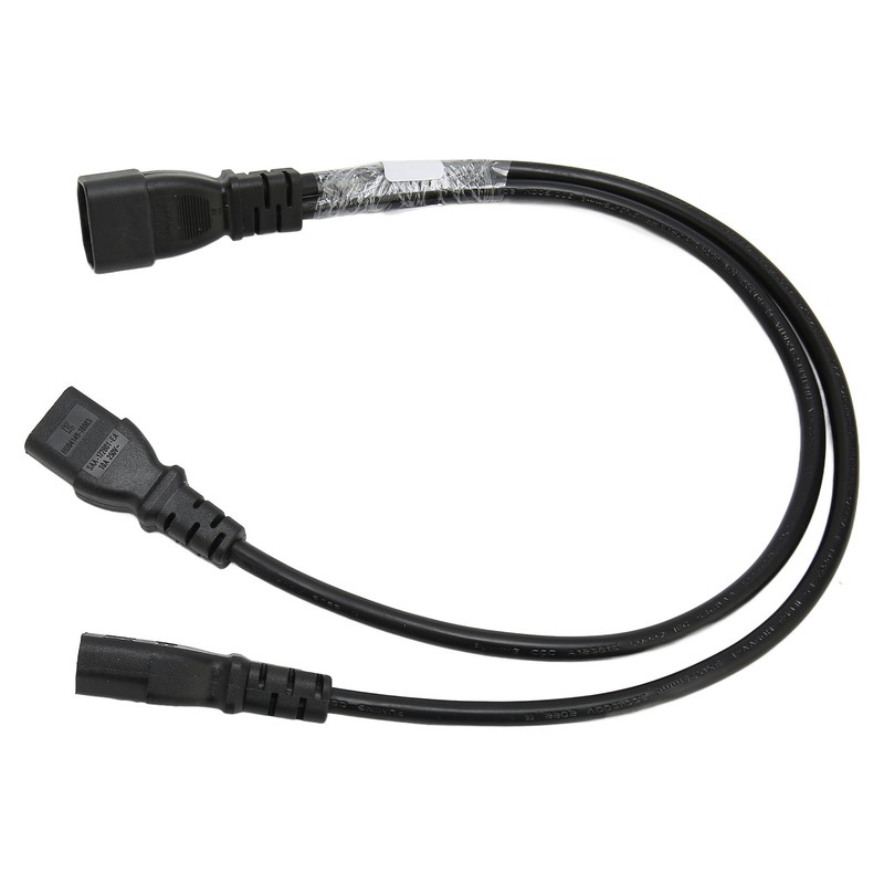 Single C14 to Dual 5 15R C13 Cord Short Power