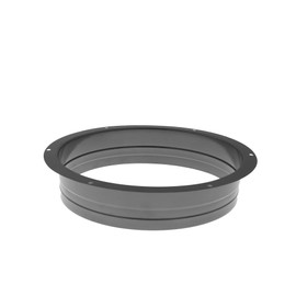 Duct Connector Flange SAFYY Metal Straight Pipe Flanges Ventilation Pipe Connector Air Ventilation Ducting Connector for Heating Cooling Ventilation System 300mm/11.81''
