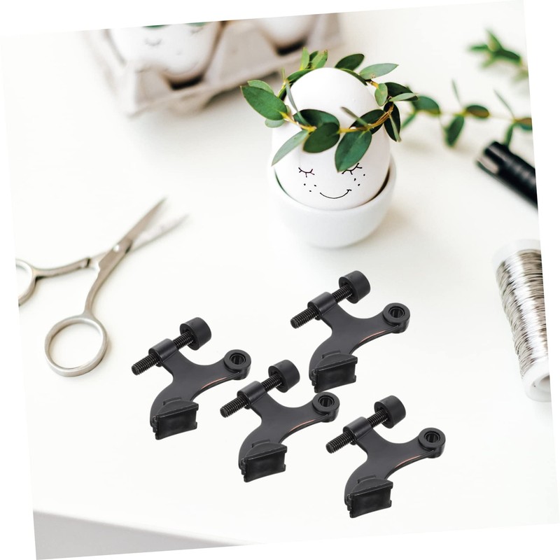 TEHAUX Cushioned Bumper Door Hinge Stopper Zinc Alloy Door Top