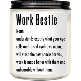 Gifts for Co-Workers,Work Bestie Gifts,Farewell Gifts for Coworkers,Funny Birthday Gifts for Women,Bestie,Funny Candles,Coworker Gifts for Women, Goodbye Gifts for Bestie,Friend