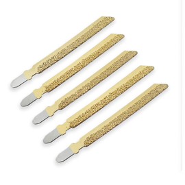 SHDIATOOL Diamond Jigsaw Blades Pack of 5 100mm Granite Marble Tile Ceramic Brick