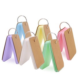 Vocabulary Book, Word Card, Memorization Card, Notepad, Improved Test Efficiency, English, Kanji Exams, 6 Colors, 6 x 50 Sheets = 300 Sheets, Large Capacity