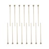 sourcing map 15Pcs Stainless Steel Cocktail Toothpicks, 4.25 Inch Metal