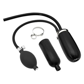 Universal Easy Intake Adapter, Vehicle Fuel Leakage Detector Diagnostic, for 12V Vehicle Pipes Fuel Leakage Detector Diagnostic Tester, Automotive Smoke Machine Inflatable Bladder with Two air Bags