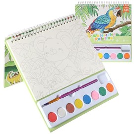 WADAYEY- Pintura con libros de agua para niños pequeños,Libros para Pintar con Agua para Niños Pequeños, Juegos de Acuarela para Niños de 3-5, 4-8 Año