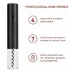 Electric Wine Bottle Opener Automatic Corkscrew W/Foil Cutter Pourer Vacuum