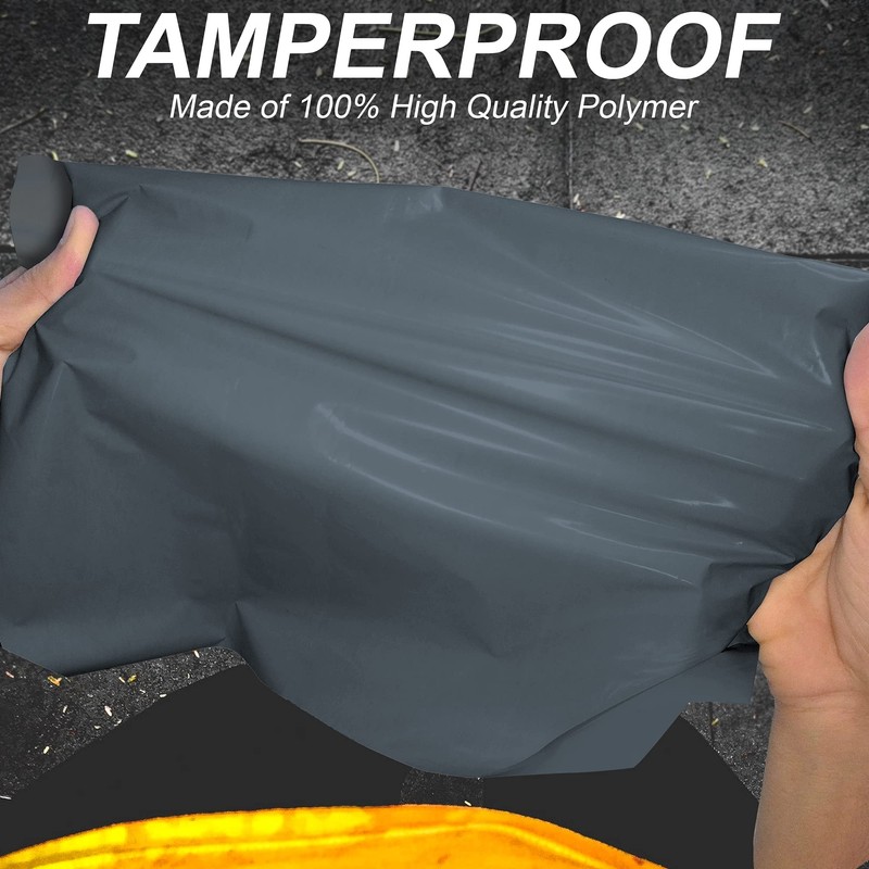 50 Mixed Size Grey Mailing Bags, Self Seal Strong Waterproof