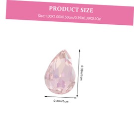 Healvian 120pcs Flatback Rhinestones for DIY Nail Art Charms Assorted Shapes Durable Plastic for Manicure Projects for Nail Salons and Home Use