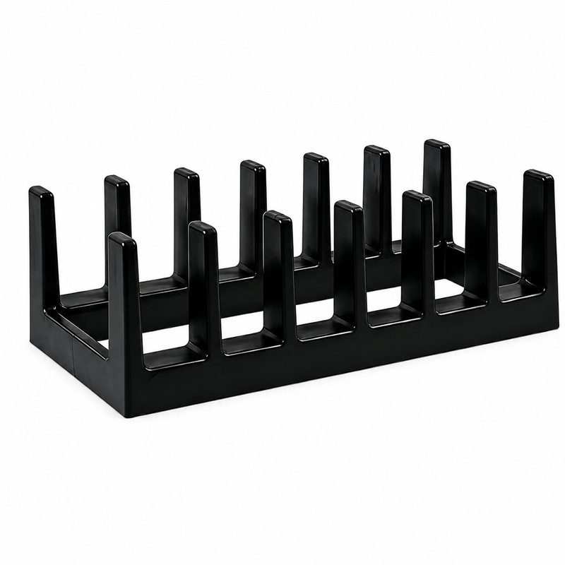 6-Slot Pot Lid Organizer for Kitchen Cabinets – Space-Saving Cookware