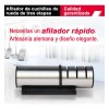 Afilador De Cuchillos De Cocina De Acero Inoxidable De Tres
