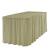 The Folding Table Cloth 6 Foot Champagne 30x72x29