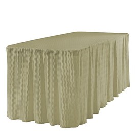 The Folding Table Cloth 6 Foot Champagne 30x72x29