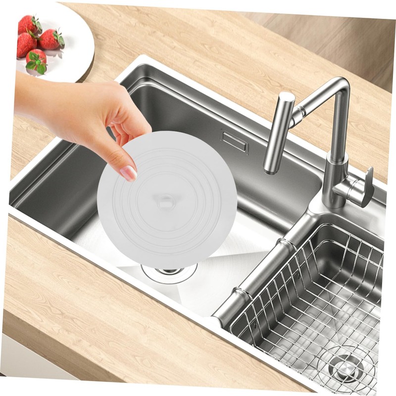 Operitacx Rubber Drain Stopper for Bathtub and Kitchen Sink Multi