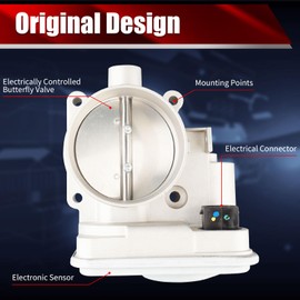MACAX Electronic Throttle Body Assembly S20188 Compatible with Chrysler Aspen Dodge Dakota Durango Ram 1500 Viper Jeep Commander Grand Cherokee SRT Viper 4.7L 8.4L V8 V10 Replaces TB1180 977-810