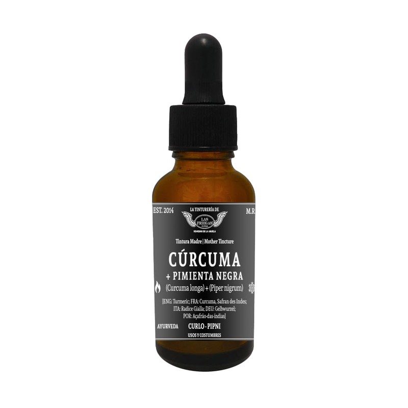 Tintura Madre de Cúrcuma, Curcuma, Haldee, Azafrán de la India,