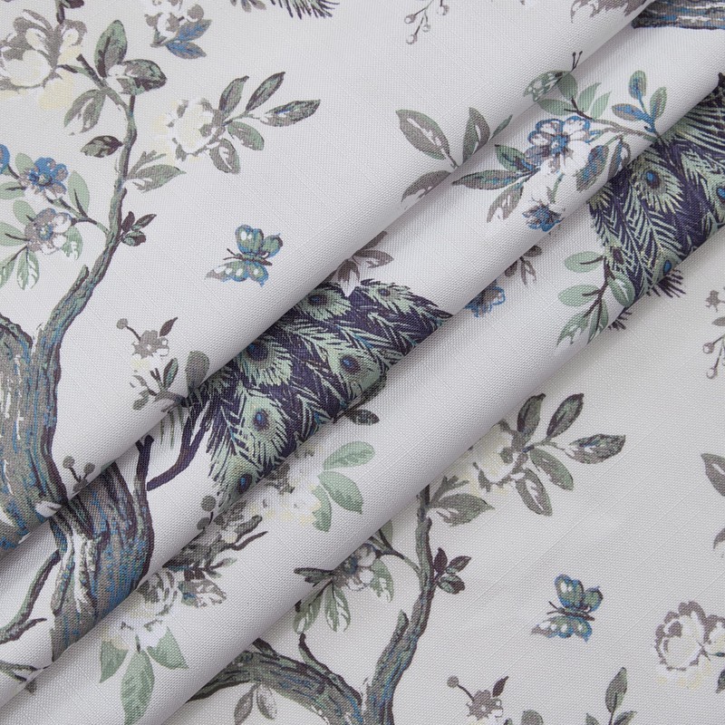 Laura Ashley Belvedere Window Curtains with Rod Pocket, 96-inch Length,