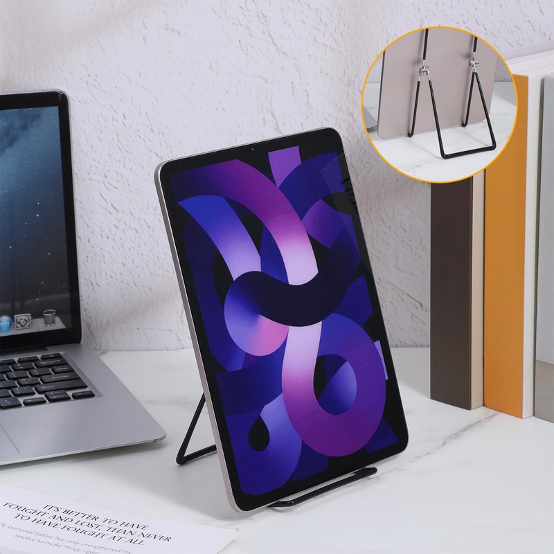 10 Pcs 9.6 Inch Large Metal Book Stand for Display,