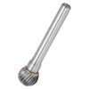 Single Cut Burr Ball Shape Carbide Rotary File Professional for