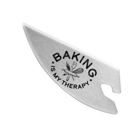 New Metro Design Pouring Chute Accessory, Fits Most Metal Stand Mixer Bowls, Baking is my Therapy