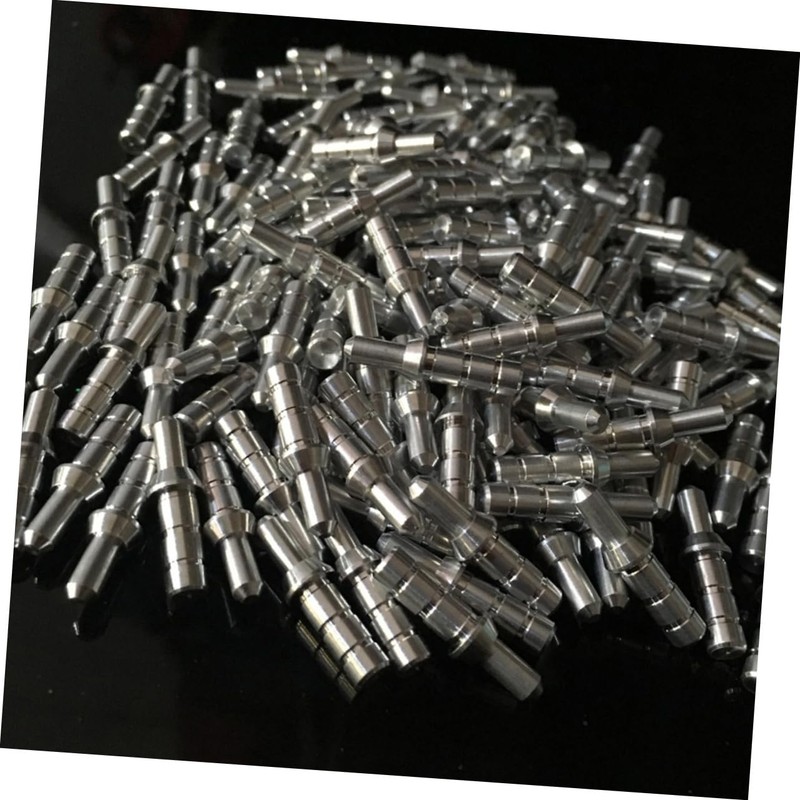 Sosoport 40pcs Nock Accessories Aluminum Tails Shafts 4.2mm Inner Diameter