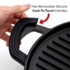 Nuwave Cast Iron Grill, 12.42”x10.21” Non-Stick Grilling Surface, Deep Grill