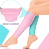 6 Pairs Calf Compression Sleeve Women Footless Compression Stockings Elastic