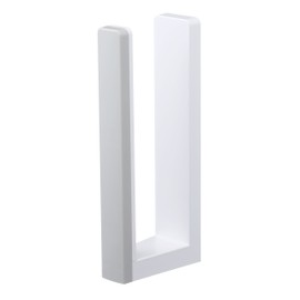 Yamazaki Plate 3420 Magnetic Kitchen Paper Towel Holder with Stopper, White.
