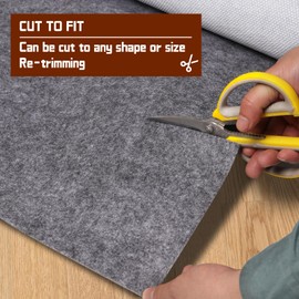 100% Waterproof Carpet pad, 6x9 Rug pad, Non-Slip Carpet pad, Carpet pad for All Floors and finishes, Felt pad for Under Carpet Non-Slip pad, Keeps Carpet in Place Soft and Secure