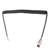 Radio Microphone Cable Replacement Female Hand Mic Cord with Prewired