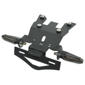 Tail Tidy Kit for CRF1100L Africa Twin/Adventure/DCT 2020-2024 XL750 TRANSALP 2023 2024 Fender Eliminator Kit equipped License Plate Holder, License Plate Light, Turn Signal Lights (Smoke)