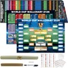 2026 World Cup Soccer Dry Erase Wall Chart Poster Set