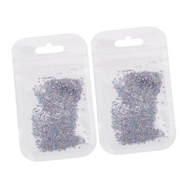 Outanaya 2bags Nail Art Rhinestone Decor of Shiny Diamond Accessories for Manicure Each Safe Material for Elegant Nail Art