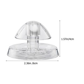 POPETPOP Transparent Snail Catcher Aquarium Snail Traps 2pcs Plastic Fish Tank Snail Catcher Box Transparent Snail Catching Device Leech Planarian Catchers Plastic Snail Traps